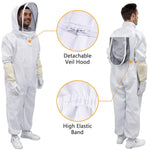 Professional Bee Suit for Men Women with Glove &Ventilated Hood