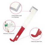 Bee Hive Tool 2PCS-J Hook Bee Frame Lifter and Scraper
