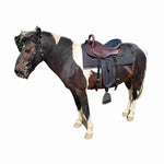 Full Set of Saddle Accessories Cow Leather Big Horse,Horse Saddle Pad