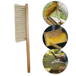 Bee Hive Brush with Wooden Handle - Beekeeping Tool for Beekeepers -2 PCS