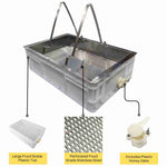 Beekeeping Uncapping Station for Honey Harvesting - Includes Honey Flow Tray, Shelf Tray, Honey Flow Bucket