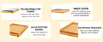 10 Frame Unassembled Complete Hive Kit - (2)Deep & (1)Medium