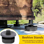 Beehive Stands Sturdy Beehive Feet Stands Hive Tools for Beekeeper-3 Sets/12Pcs