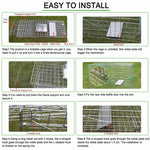 Large Live Animal Traps,Humane Animal Trap-51.2inch