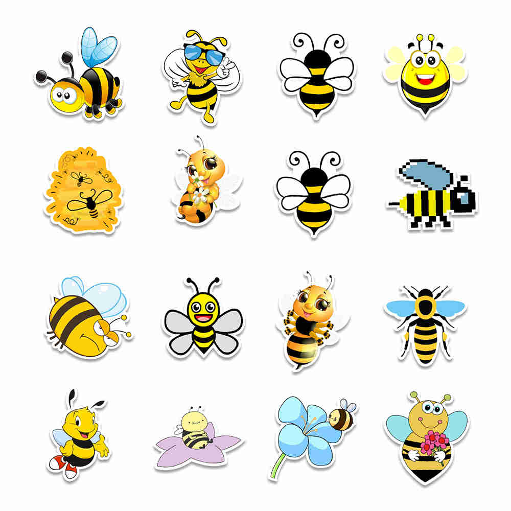 Bee Bot Sticker Bee Sticker, 50 Pieces – ihivefarm