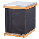 Winter Bee Hive Wrap for 8 and 10 Frame Hives, Adjustable Beehive Wrap Beekeeping Supplies
