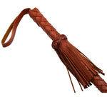 Horsewhip Horse Whips Bullwhip Handmade Tassels Braided Real Leather Harness for Riding Crops Horse Eqauestrian