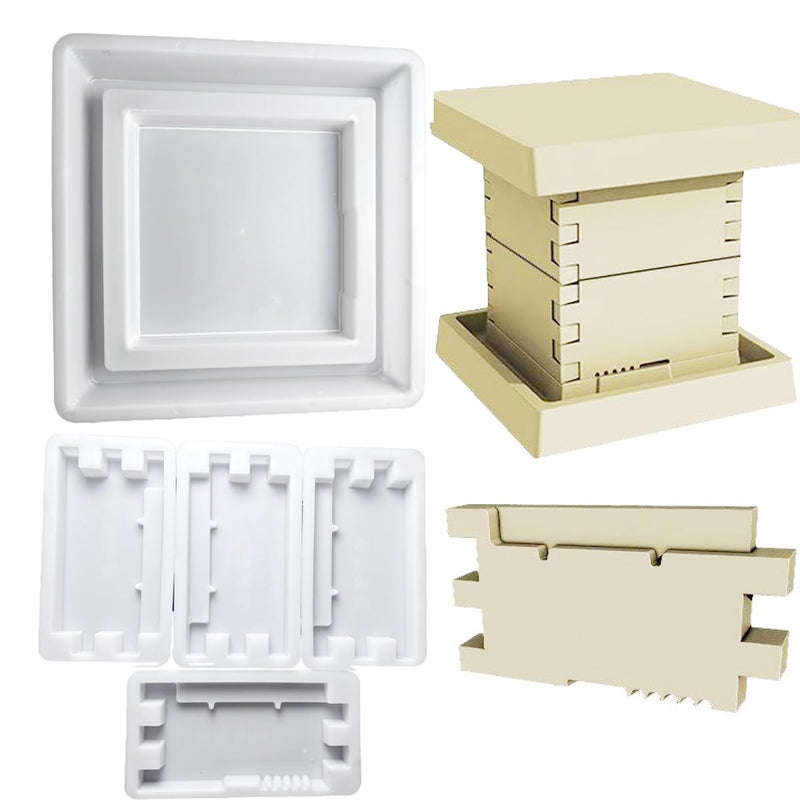 Concrete Bee hives Mold 17.7 * 17.7inch