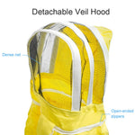 Bee Suit for Kids with Fencing Veil Hood -Yellow