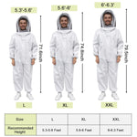 Professional Bee Suit for Men Women with Glove &Ventilated Hood